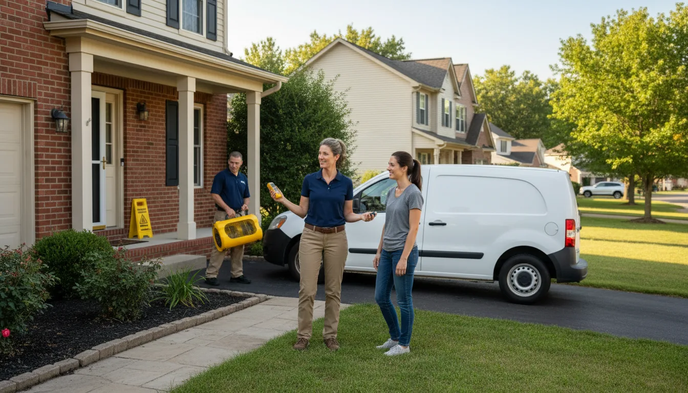 Water restoration image for Fire And Smoke Damage Restoration in Beach City, OH